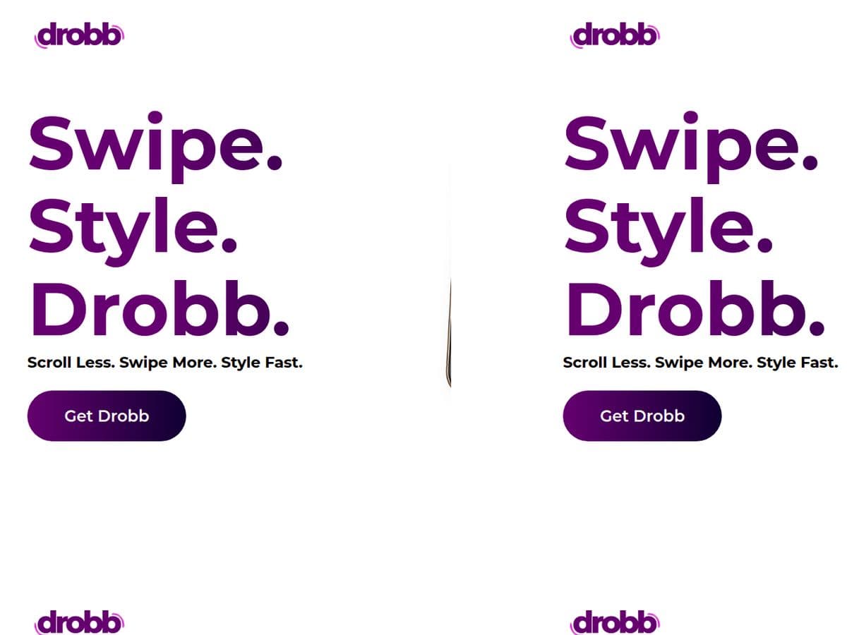 Drobb web screen 1