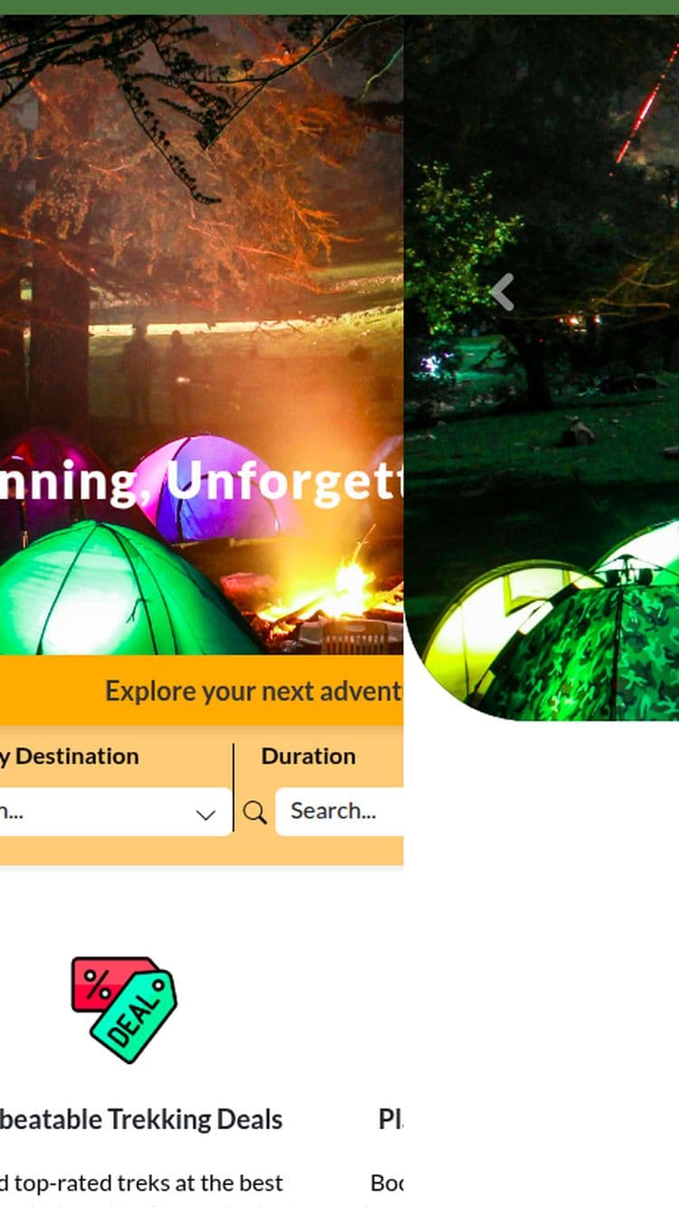 PeakPlanner mobile screen 2